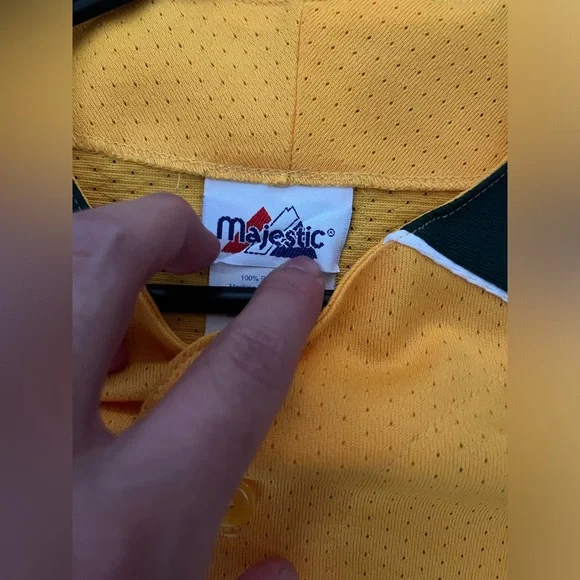 Men’s Vintage Majestic Rare Packers Jersey Size M